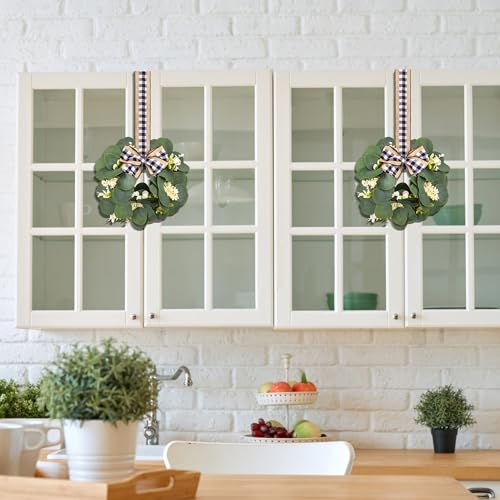 10 Inch Mini Christmas Wreaths 4Pcs X2866