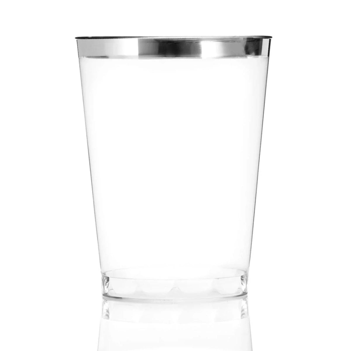 10 Oz Clear Hard Plastic Tumblers 48CT X299399