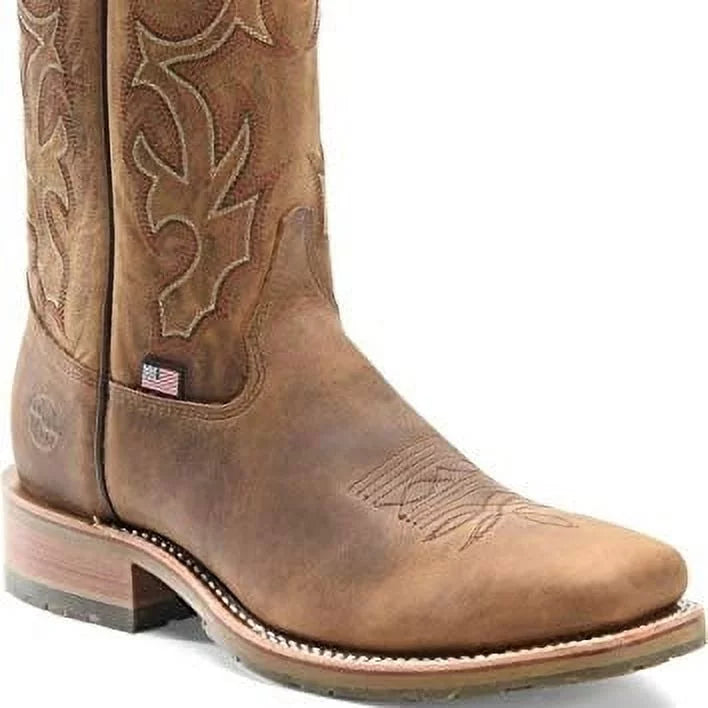 11 Inch Steel Toe Wide Square Roper Boots O5718